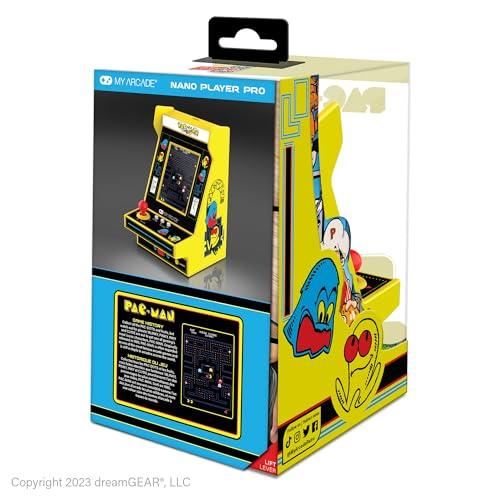 My Arcade Pac-Man Nano Player Pro Mini Arcade Machine 4.8" Fully Playable Video Game for Collectors