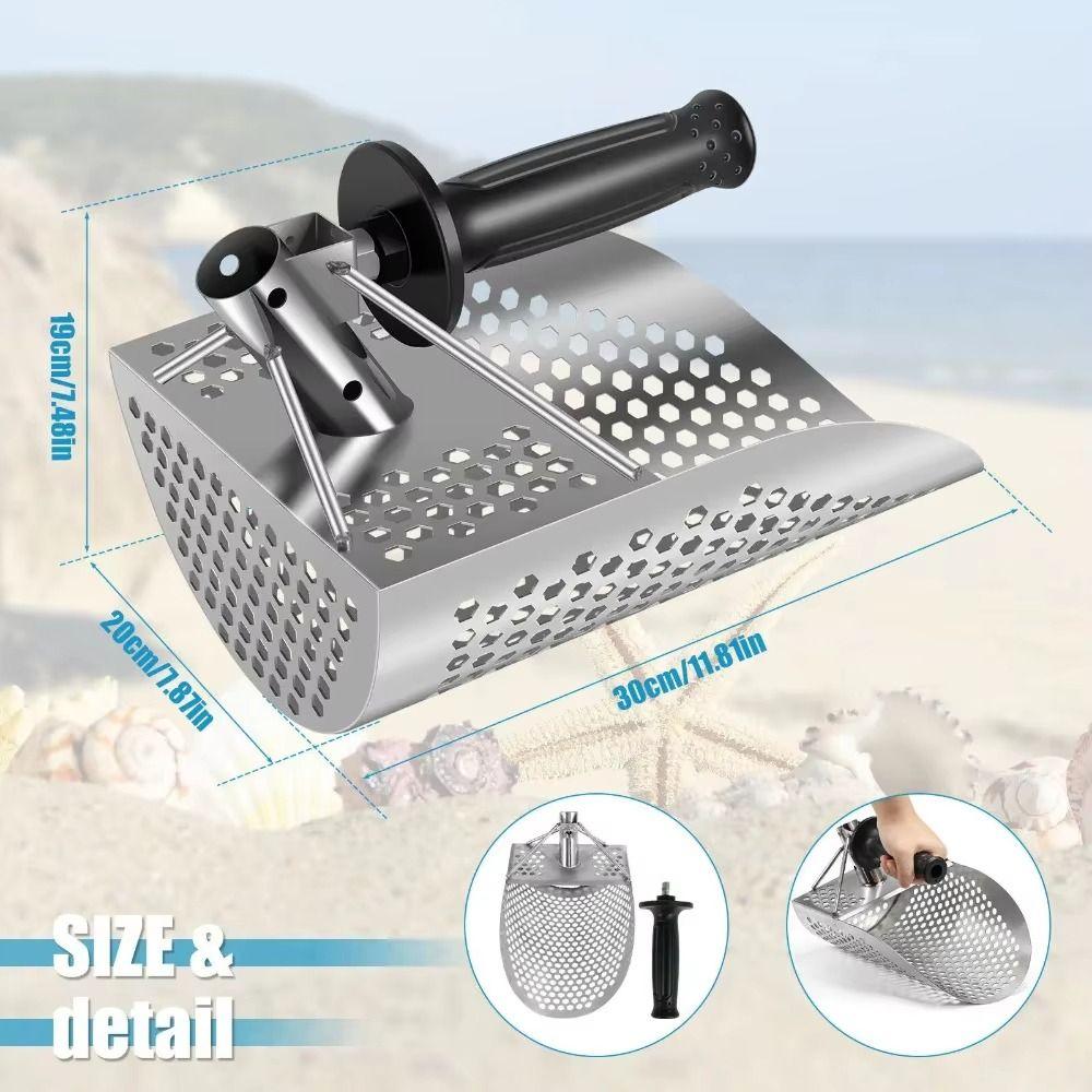 Handle Fast Sifting Metal Detector Metal Detecting Metal Detector Beach Sand Scoop Underwater