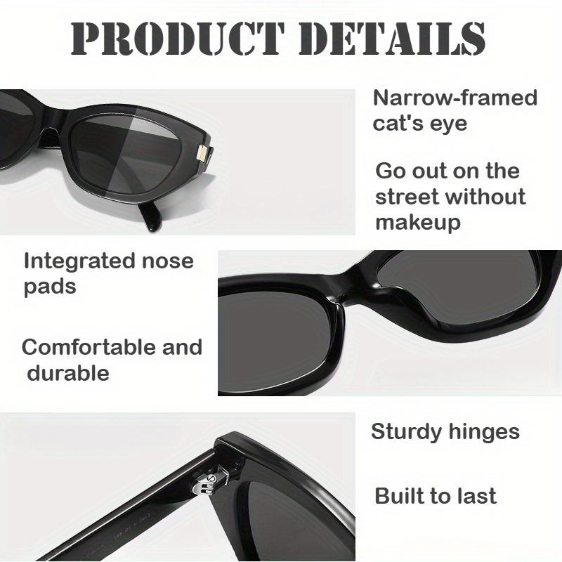2pcs Stylish Vintage Cat-Eye Eyewear  for Elegant Ladies Lightweight & Comfortable Ideal for Daily Use and Fashion Decoration