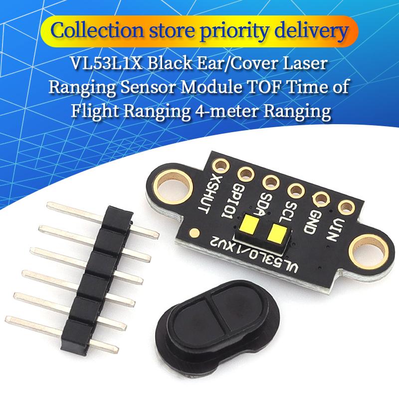 1-10pcs VL53L1X Laser Ranging Flight Time Sensor Module 3V-5V Distance 400cm Measurement Extension Board Module For Arduino