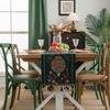 Christmas Woven Jacquard Table Runner Bed Scarf Home Decor Tablecloth 35x140-35x300