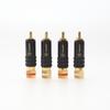 HIFI Audio RCA Accessories Taiwan Plated DIY Signal Wire Plug Lotus Blossom Plum Blossom Connector [P129]
