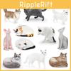 Ragdoll Cat Calico Cat Figure Model For Kids Learning Toy And Decorative Display