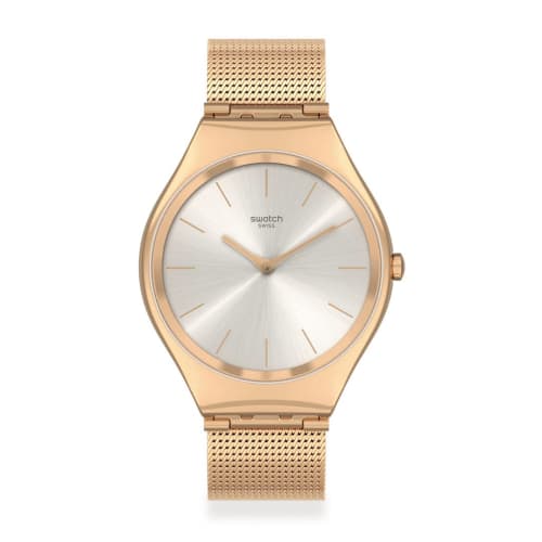 Swatch Watch Contrasted Simplicity Skin Irony SYXG120M