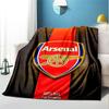 Arsenal F.C Pattern Blanket for Home Decoration, Bed, Sofa, Car Travel, Camping, Suitable for All Seasons, Birthday Christmas Gift