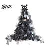 Atmosphere Creating Props Halloween Witch Hat Pumpkin Decor Metallic Rain Curtain Door Hanging Ornament for Creepy Holiday Party Spooky Festive Home