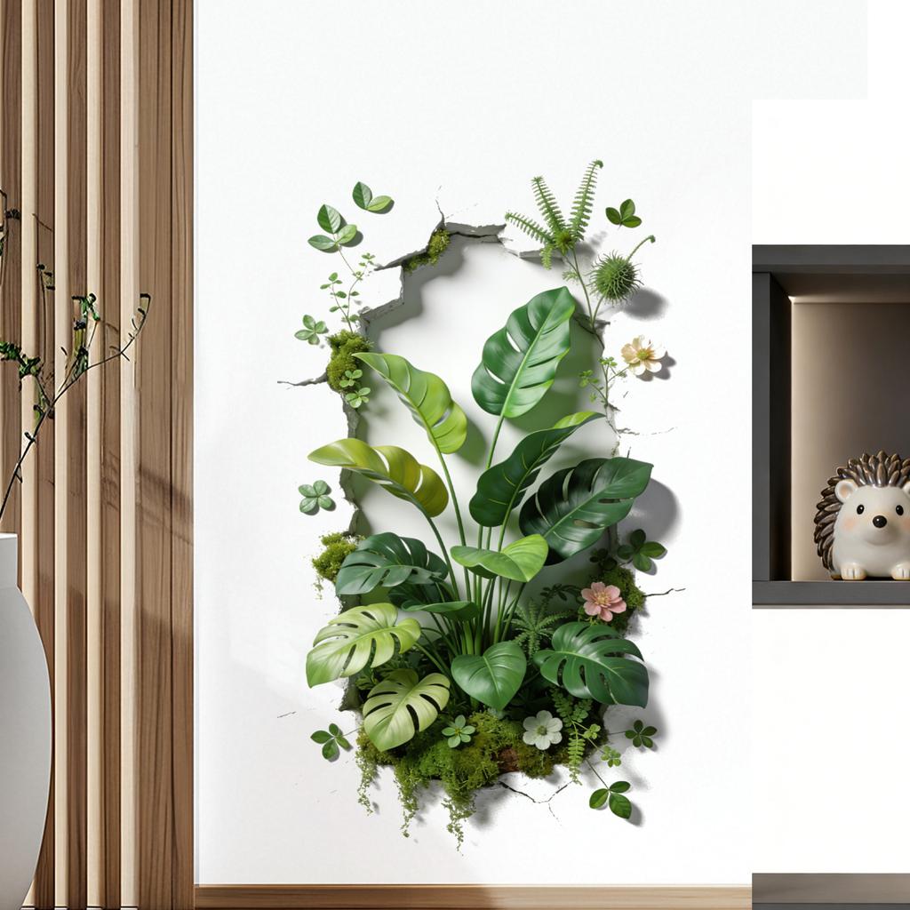 Artificial Green Plants Plants Wall Decor For Living Room, Study, And Home Furnishings