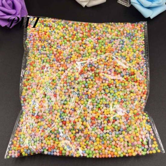 Palline di Perline Mini Sfuse Decorative per Artigianato Fai da Te in Polistirolo Multicolore