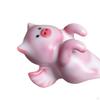 Pig Tea Pet Porcelain Ornament Collectible Home Decor Decorative Creative Ceramic Sculpture for