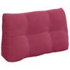 Back Cushion Burgundy Red 80 X 24 X 50 Cm Velvet