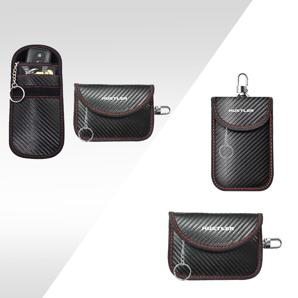 Honazys Kompatible Funkwellenblockierende Tasche, Für Autos, Funkwellenblockierend, Schlüsseletui, Relay