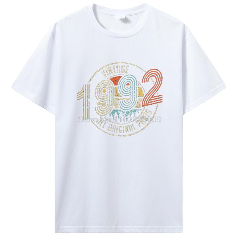 Vintage 1974 1962 1974 1982 All Original Parts Birthday Gifts Men T-Shirt Funny Tees Cotton T Shirt  Harajuku Streetwear