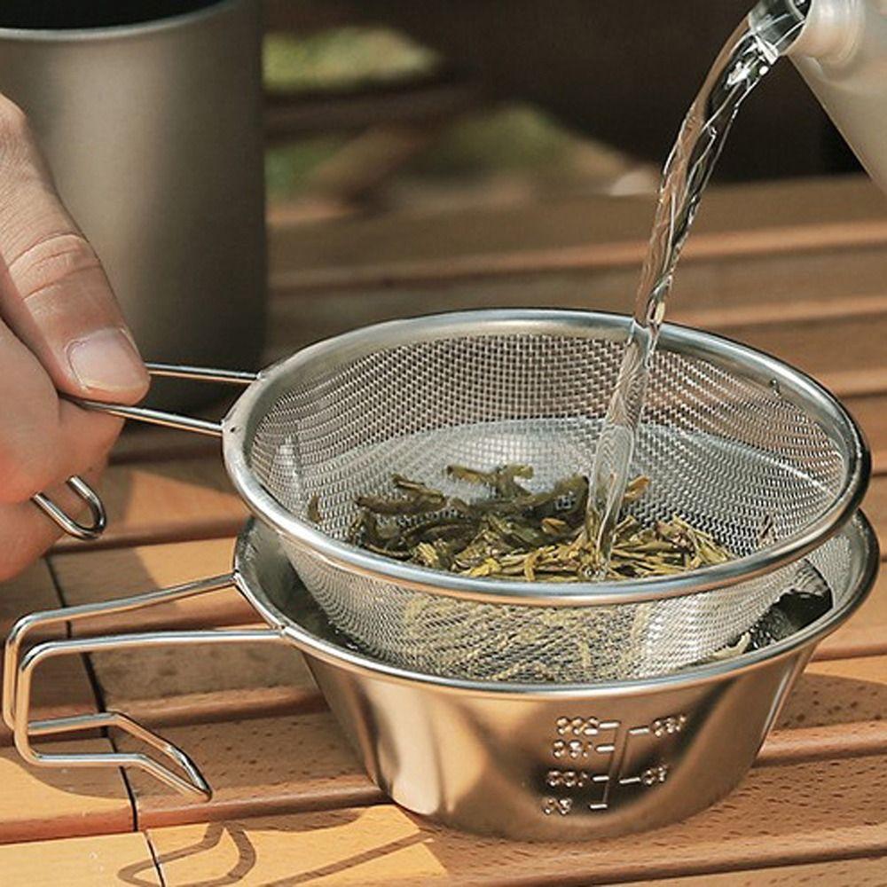 Strainer Cooking Utensils Outdoor Camping Net Bowl Strainer Outdoor Tableware Strainer Strainer Net
