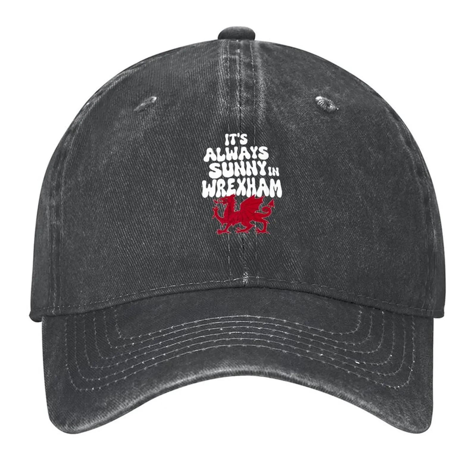 

Its Always Sunny in Wrexham Baseball Cap Hat Man For The Sun hats for men Trucker Cap Brand Man cap For Women 2025 Mens