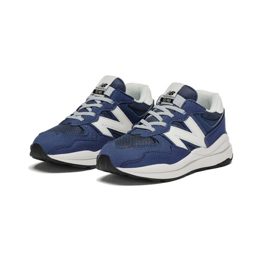 New Balance Abrasion Resistant Low top Running Shoes Blue White Children Aged 3 7 Years Old PV5740VA