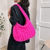 Quilted Padded Crossbody Bag for Women Pleated Bubbles Cloud Shoulder Bags Large Tote Bucket Designer Bag Ruched Handbags 2024