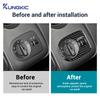 For Seat Ibiza 6j 2009 2010 2011 2012 2013 2014 Real Soft Carbon Fiber Sticker LHD RHD Car Headlight Switch Frame Interior Trim