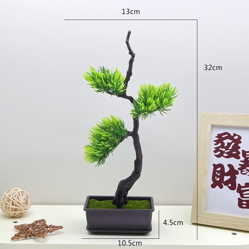 Densata Artificial Pinus Pineneedle Greenery Landscape Decor For Living Room