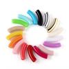 10pcs/lot 10*33mm Acrylic Beads Curved Tube Multicolor Loose Spacer Beads For Necklace Bracelets DIY Jewelry Making Accessories