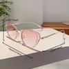 Vintage Cat Eye Decor Sunglasses Women New Stylish Gradient Shades Trendy Luxury Brand Retro Design Fashion Sun Glasses