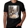 Ghost Story Witch and Wizard T-Shirt Basic Short Sleeve Cotton Blend T-Shirt