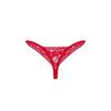 String en dentelle rouge Obsessive - pour femme