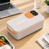 Beheizbare Lunchbox mit Akku und Digitalpanel, Wiederaufladbarer Akku, Herausnehmbarer 304er Stahlbehälter und Seitenverschlüssen