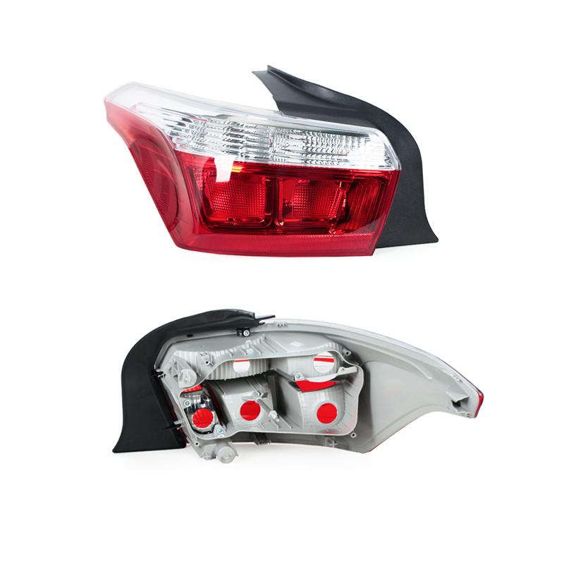 Rear Bumper Tail Light Turn Signal Brake Lamp Housing Without Bulb Car Accessories For Citroen C-Elysee Sedan 2014 2015 2016