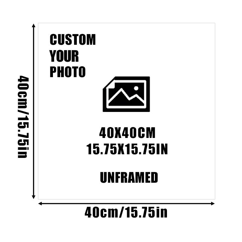 

Печать на холсте, живопись по вашему фото, постер, фигурка животного, пейзаж, абстрактная картина, декор стен для гостиной, дома, для фестивалей, вечеринок, тематических мероприятий 40x40cm