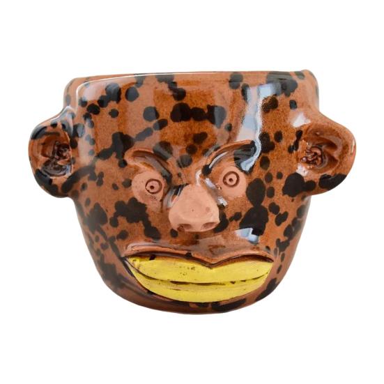 Weird Face Ceramic Mug 350ml Handcrafted Artistic Coffee Cup Decorative Tea Mug Drinkware Gift for Friends Family