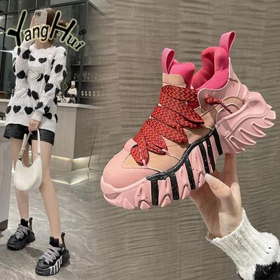 Spring and Autumn Women's Sneakers 2024 New Fashion Thick Soft Sole Comfortable Outdoor Running Women Shoes Casual Versatile