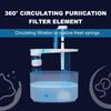 Els pet Ultra Quiet Dog-Fountains 118oz Smart Cat Water Fountain with Auto Power Off Wireless Water Pump (Water Fountain, 3.5 L)