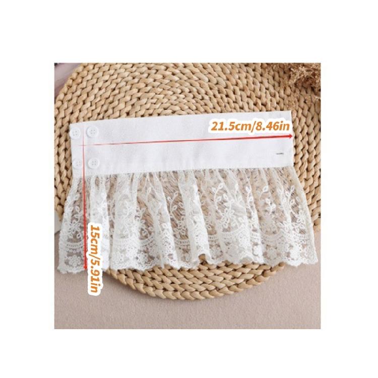 Lightweight Lace Wrist Sleeves Decorative Stretchy Design For Summer Outings Casual Outfits White