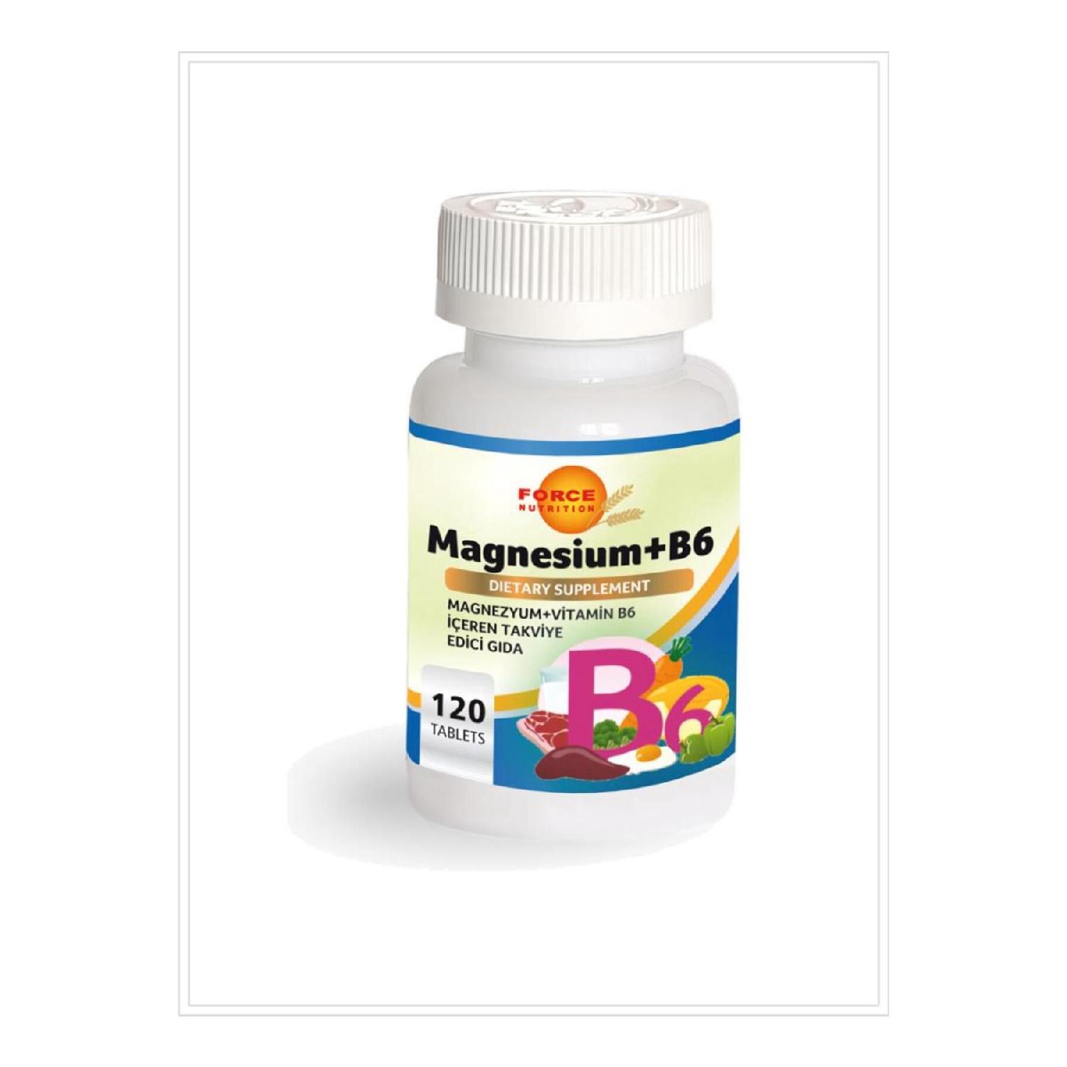

Nutrition Magnesium B6 120 Tablets