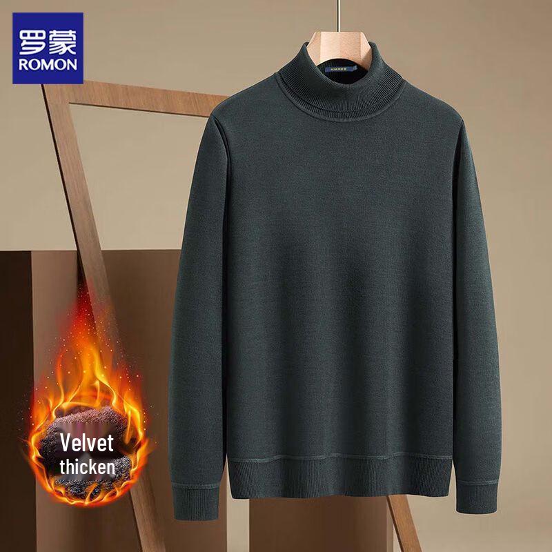 

Romon Men s High-Neck Knitted Sweater 2XL