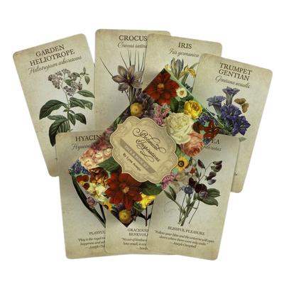 Botanical Inspirations Oracle Cards A 44 Tarot English Divination Edition Deck Borad Playing Games for Party