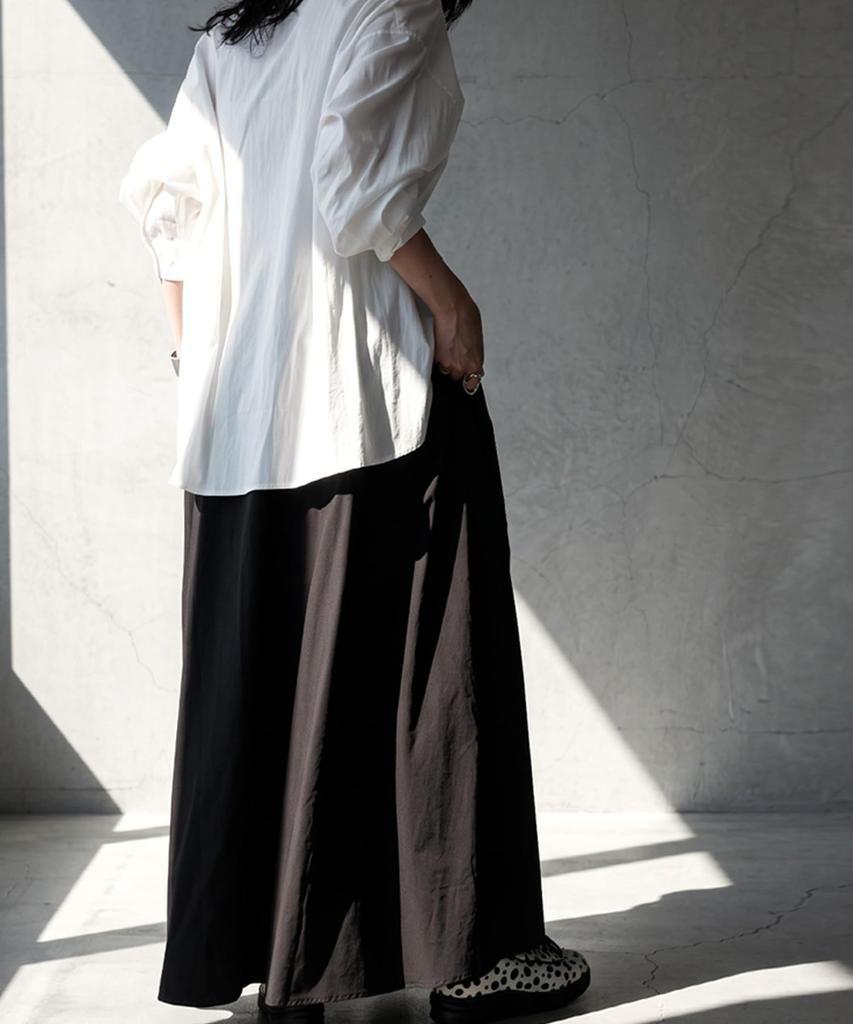 Antiqua Flare Skirt for Women Long Skirt with Elastic Onesize Black [antiqua] - Zipper, Gathered, Asymmetrical, Waist, A-line, ANS-00125, 05,