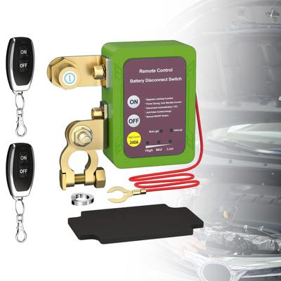 Battery Disconnect Switch High Performance Boat RV Green Cut/shut Off