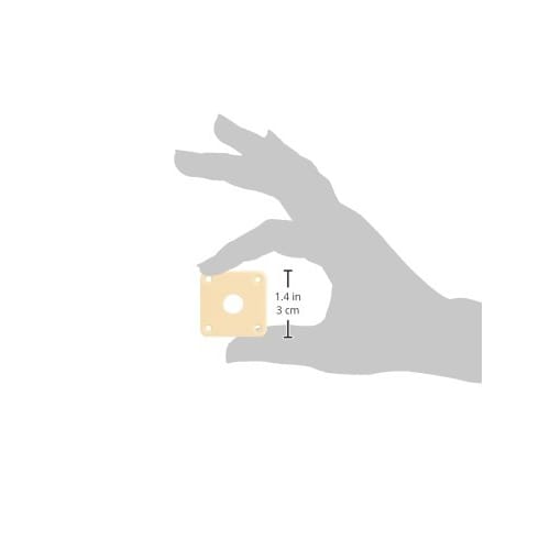 Scud Side Jack Plate, Plastic, Square, Ivory, P-100I