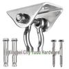 304 Stainless Steel Hammock Hook & Yoga Chair Swivel Plate - Outdoor Swing Accessory