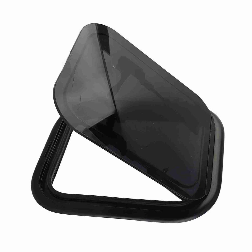 11.2x14 Inch RV Push Out Window with UV Proof Double Layer Acrylic Glass Rounded Corner Window with Net and Sunshade