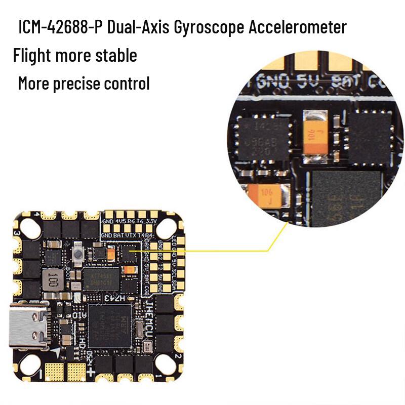 JHEMCU GH743AIO FPV All-in-One Flight Controller