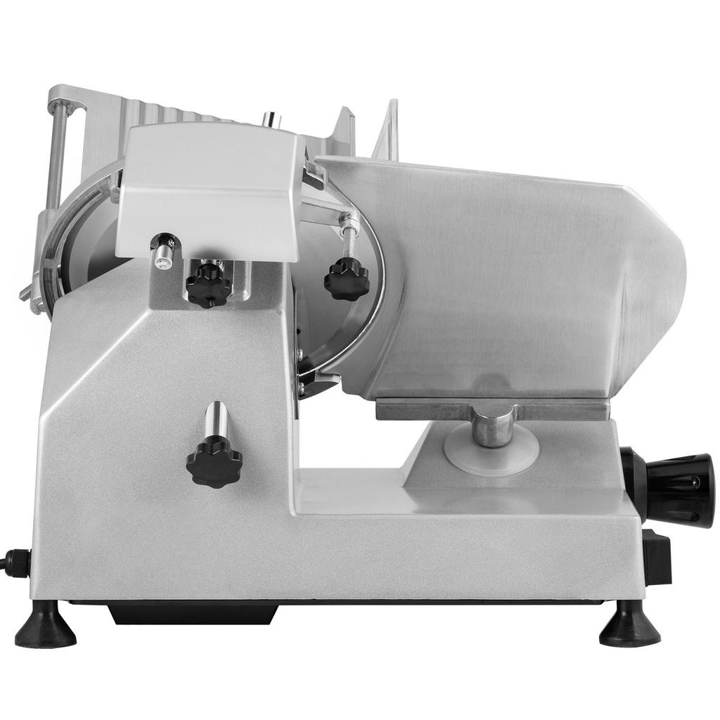 Commercial Meat Slicer, 200W Electric Deli Food Slicer, 350-400RPM Meat Slicer with 8" Carbon Steel Blade, 0 - 0.47 inch Adjustable Thickness Electric