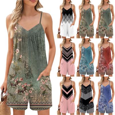 Γυναικείο καλοκαιρινό σορτς, μοντέρνο μοντέρνο αμάνικο σορτς με τσέπες