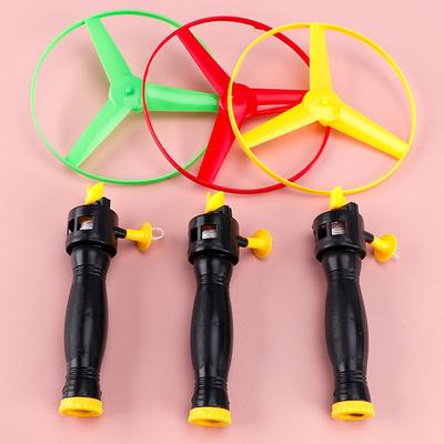 6 Pcs Toys Flying Disc Pull Wire Children Outdoor Plastic Fun Kid Playthings for Kids