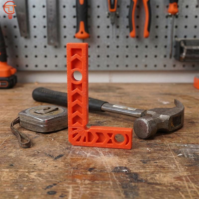 Woodworking Right Angle Ruler 90 Degree Locator 3in Set for Picture Frame Assembly Carpenter Furniture Making