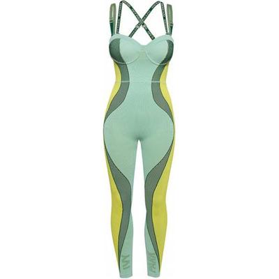 Oryginalne Beyoncé IVY PARK Kombinezon Damski Jaspisowy/Żółty GP4741