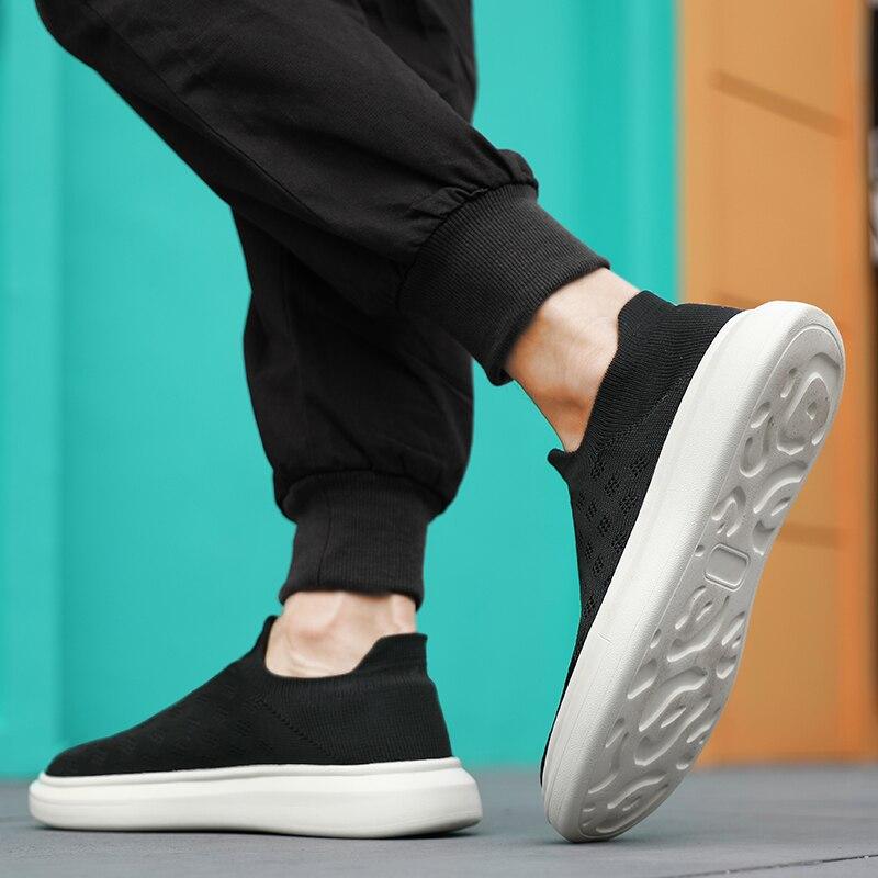 Pantofi de tenis pentru mers pe jos pentru bărbați Sport ușoare Pantofi sport ocazional Mocasini ușoare și confortabili