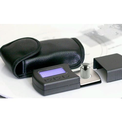 Hochpräzises Tonarmwaage für LP-Audiogeräte. Misst den Nadeldruck bis zu 5g in 0,01g-Schritten.