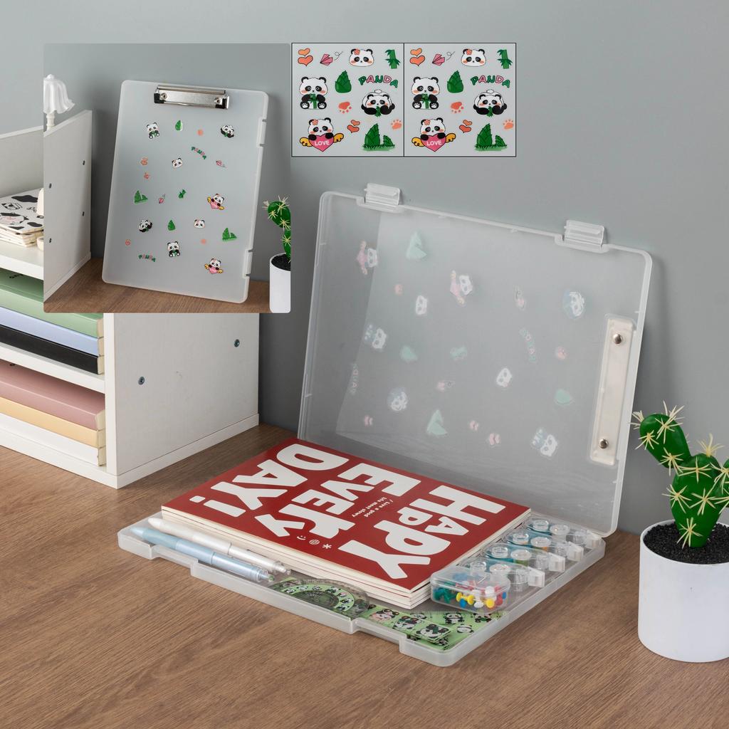 Cartella portadocumenti A4 Blocco appunti Blocco appunti Memo Scheda di prova Scatola portaoggetti Organizzatore Materiale scolastico stazionario